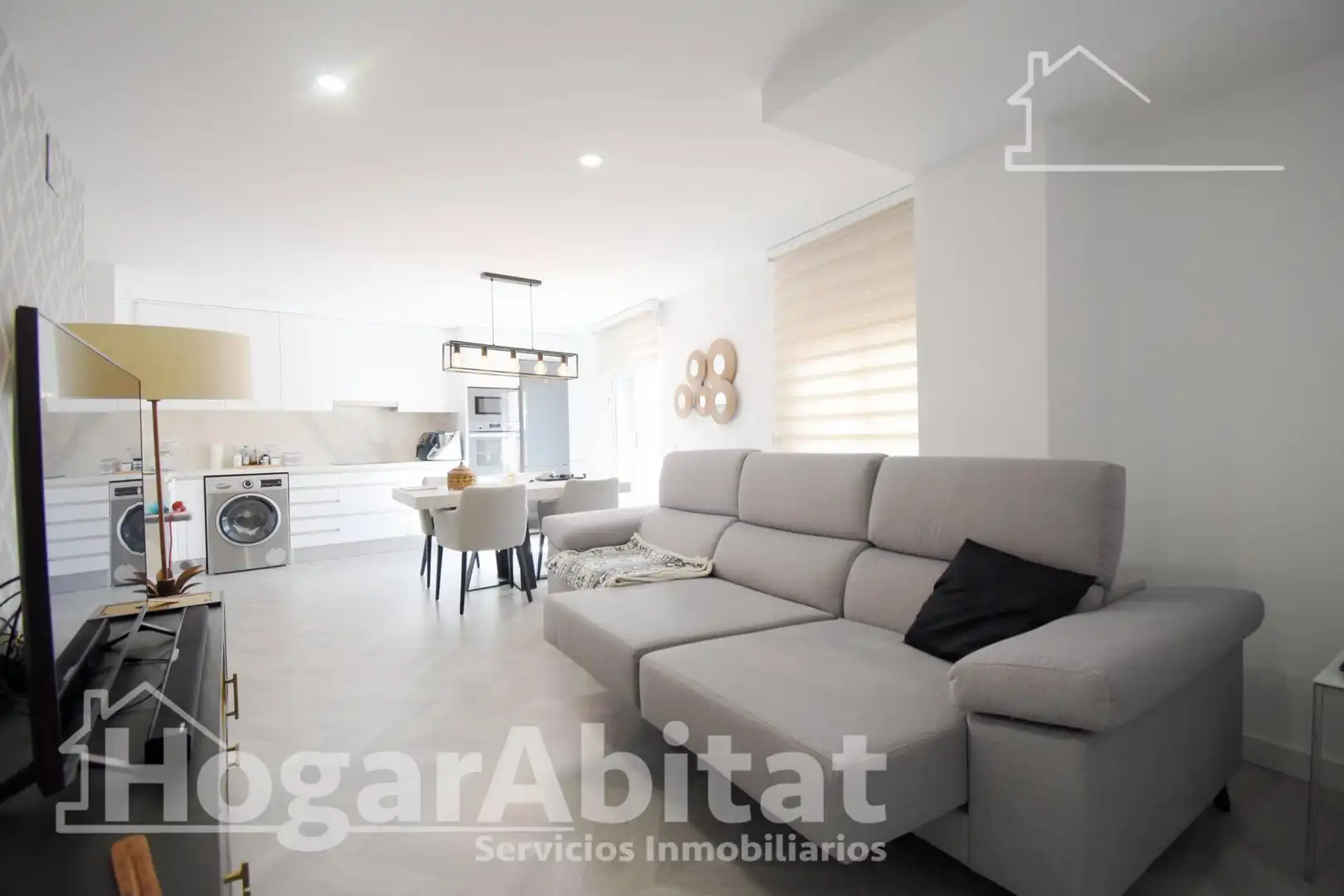 Sala de estar de Piso en venta en Oliva con Aire acondicionado, Calefacción y Terraza