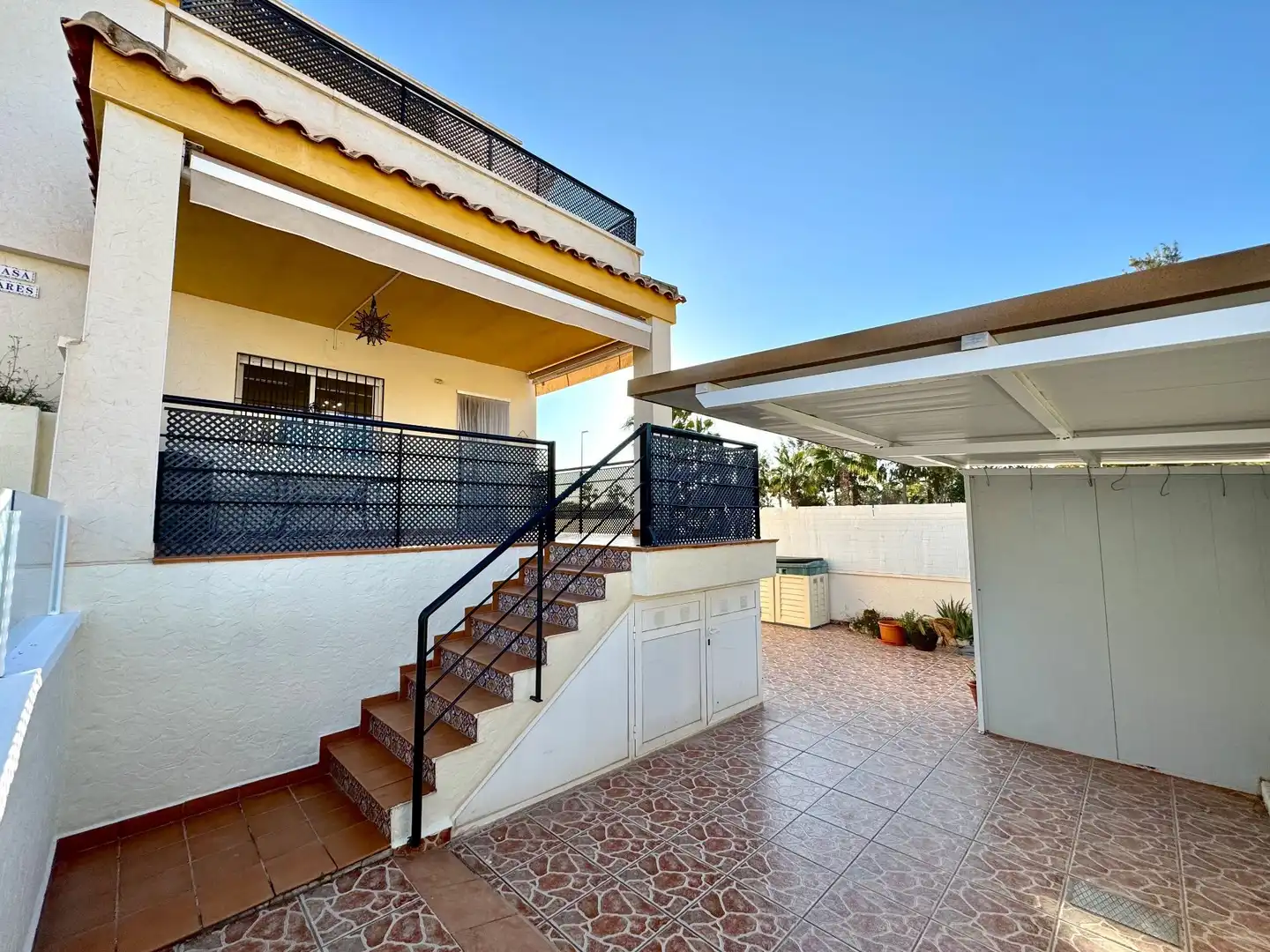 Terrasse von Haus oder Chalet zur Miete in Guardamar del Segura mit Klimaanlage, Privatgarten und Terrasse