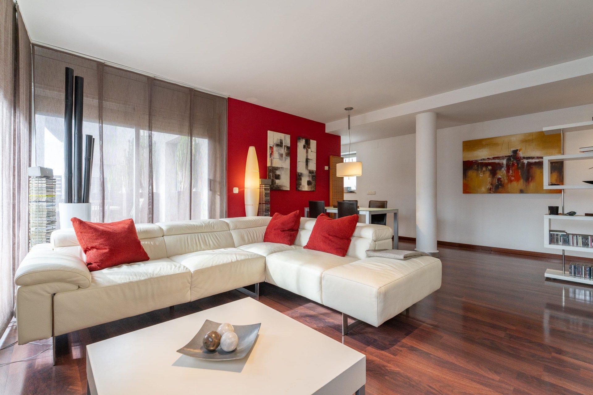 Living room of Flat for sale in  Tarragona Capital  with Heating, Terrace and Furnished