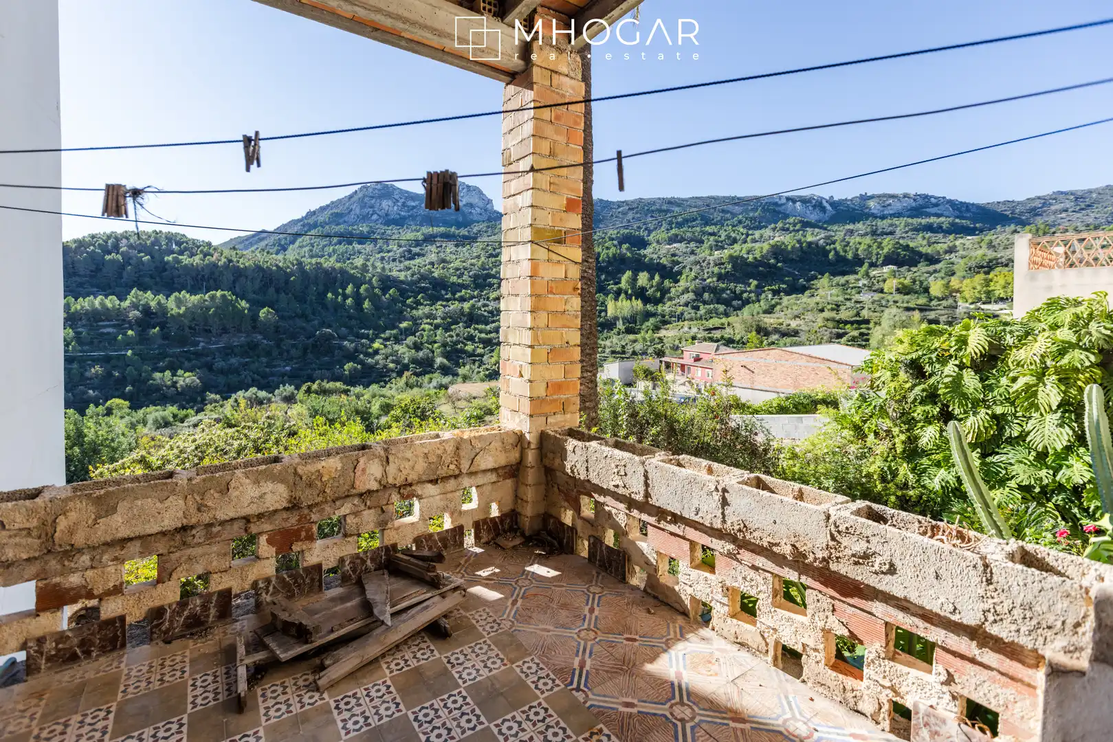 Terraza de Finca rústica en venta en La Vall de Laguar con Jardín privado, Terraza y Balcón