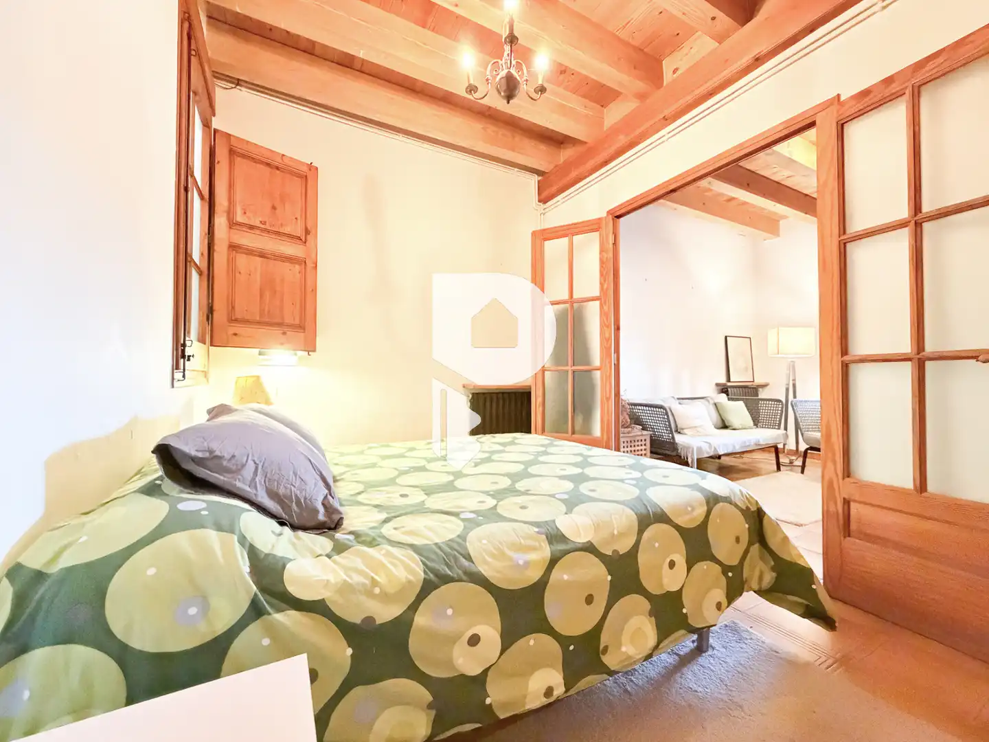 Habitación de Casa adosada en venta en Sant Vicenç Dels Horts con Aire acondicionado, Calefacción y Jardín privado
