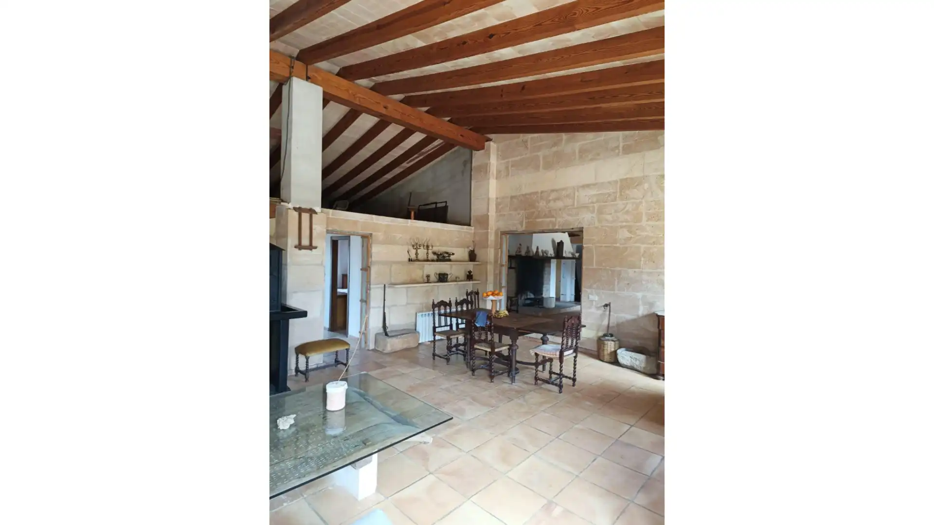 Sala d'estar de Finca rústica en venda en Vilafranca de Bonany amb Jardí privat i Terrassa