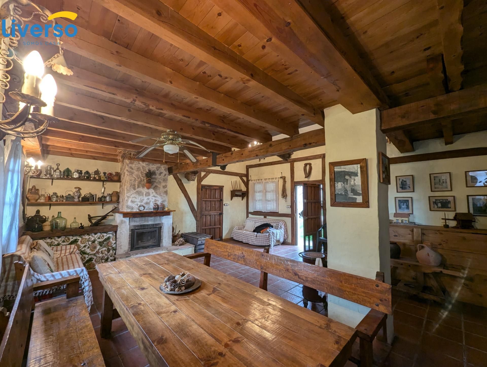 Menjador de Finca rústica en venda en Fuentespina amb Jardí privat i Terrassa