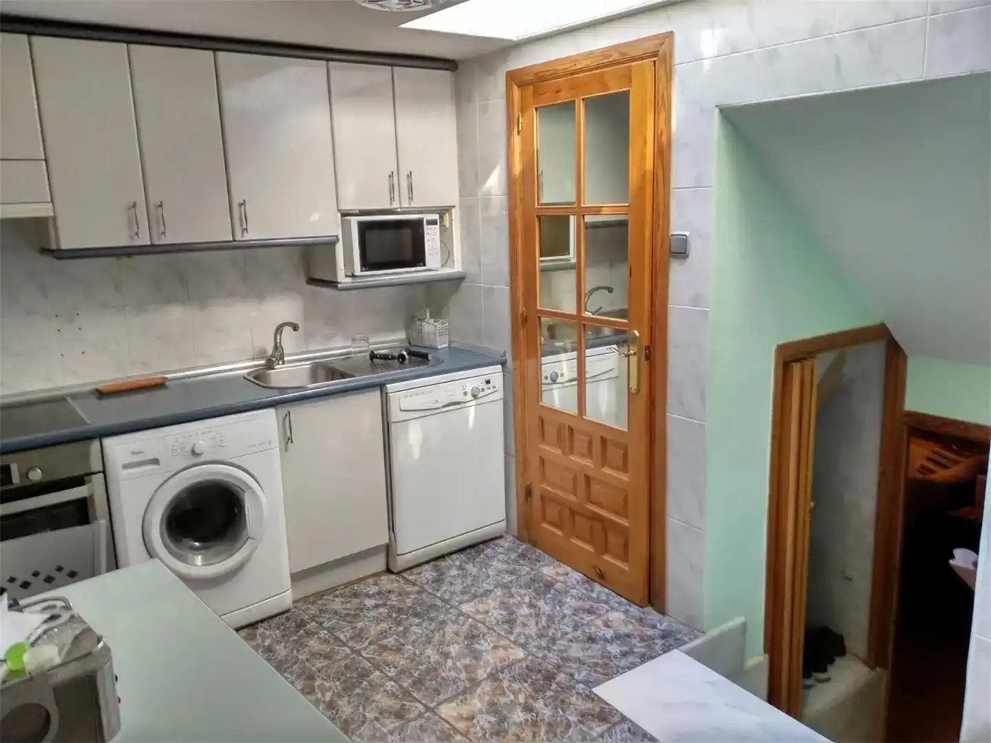 Cocina de Casa adosada en venta en Dueñas con Parquet, Amueblado y Horno