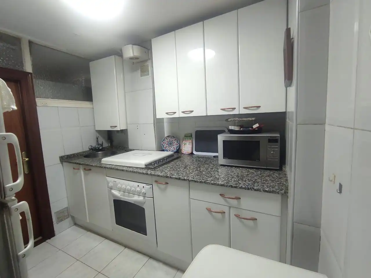 Kitchen of Flat for sale in Santander  with Parquet flooring, Furnished and Balcony
