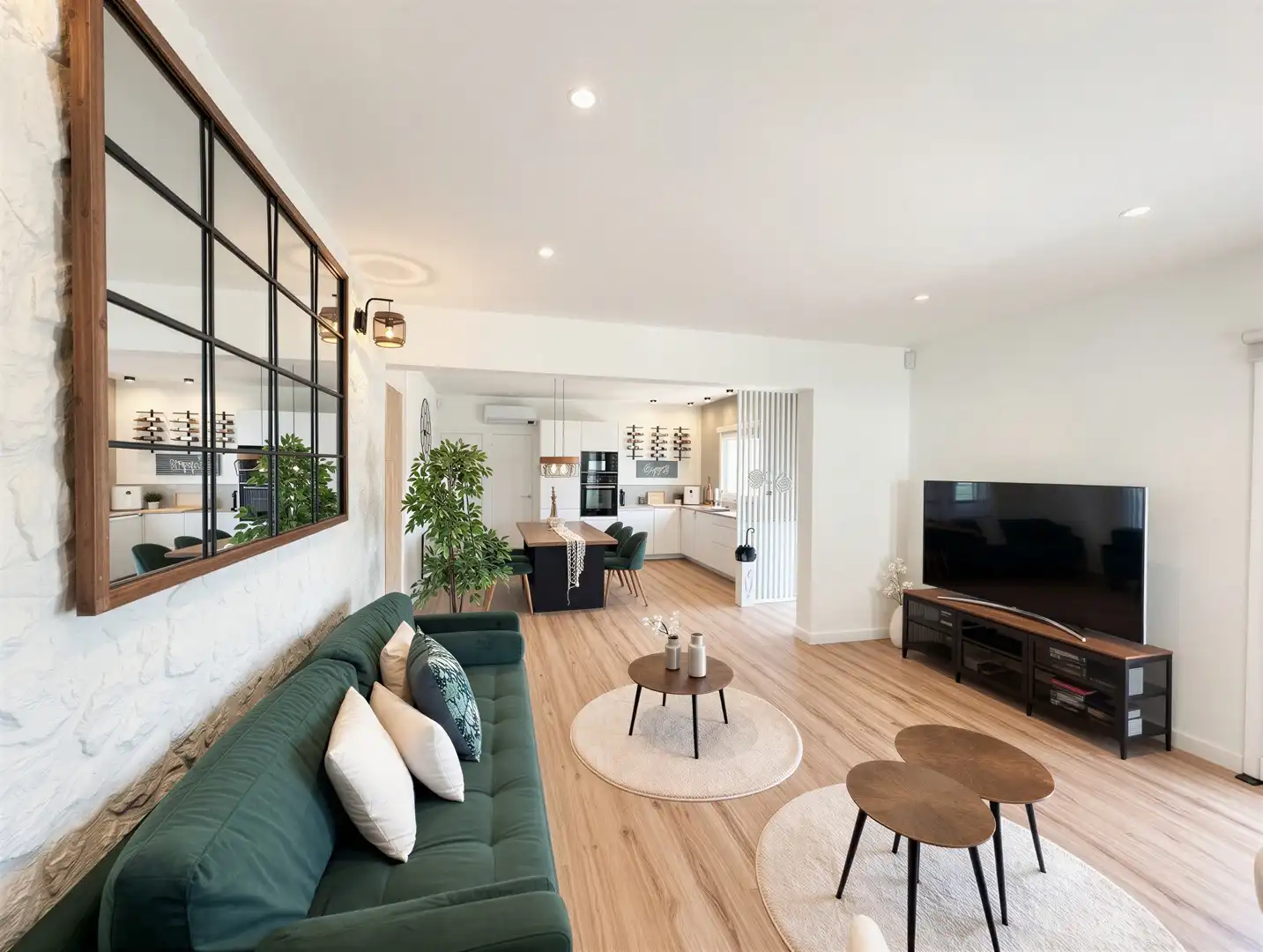 Wohnzimmer von Country house zum Verkauf in Llucmajor mit Klimaanlage, Abstellraum und Schwimmbad