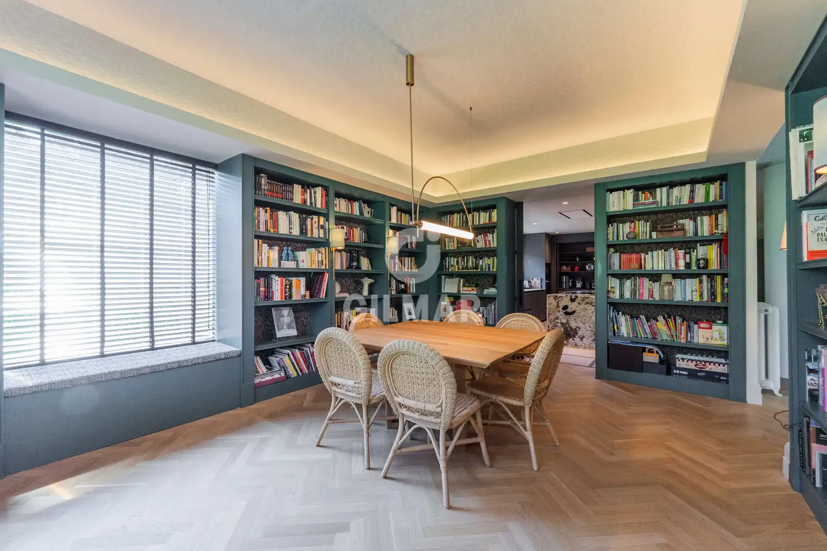 Dining room of Houses for sale in Pozuelo de Alarcón  with Heating, Private garden and Swimming Pool