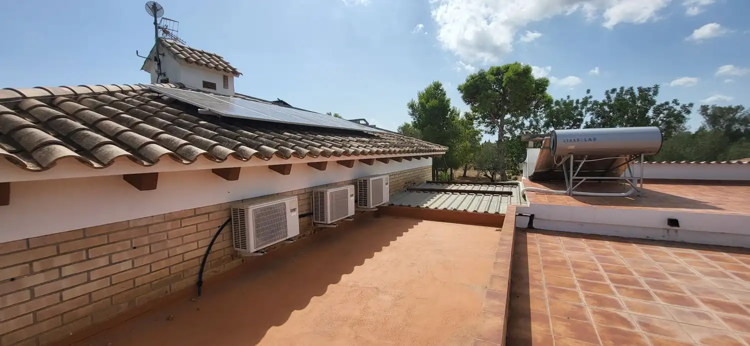 Terraza de Casa o chalet en venta en Roquetes con Aire acondicionado, Calefacción y Jardín privado