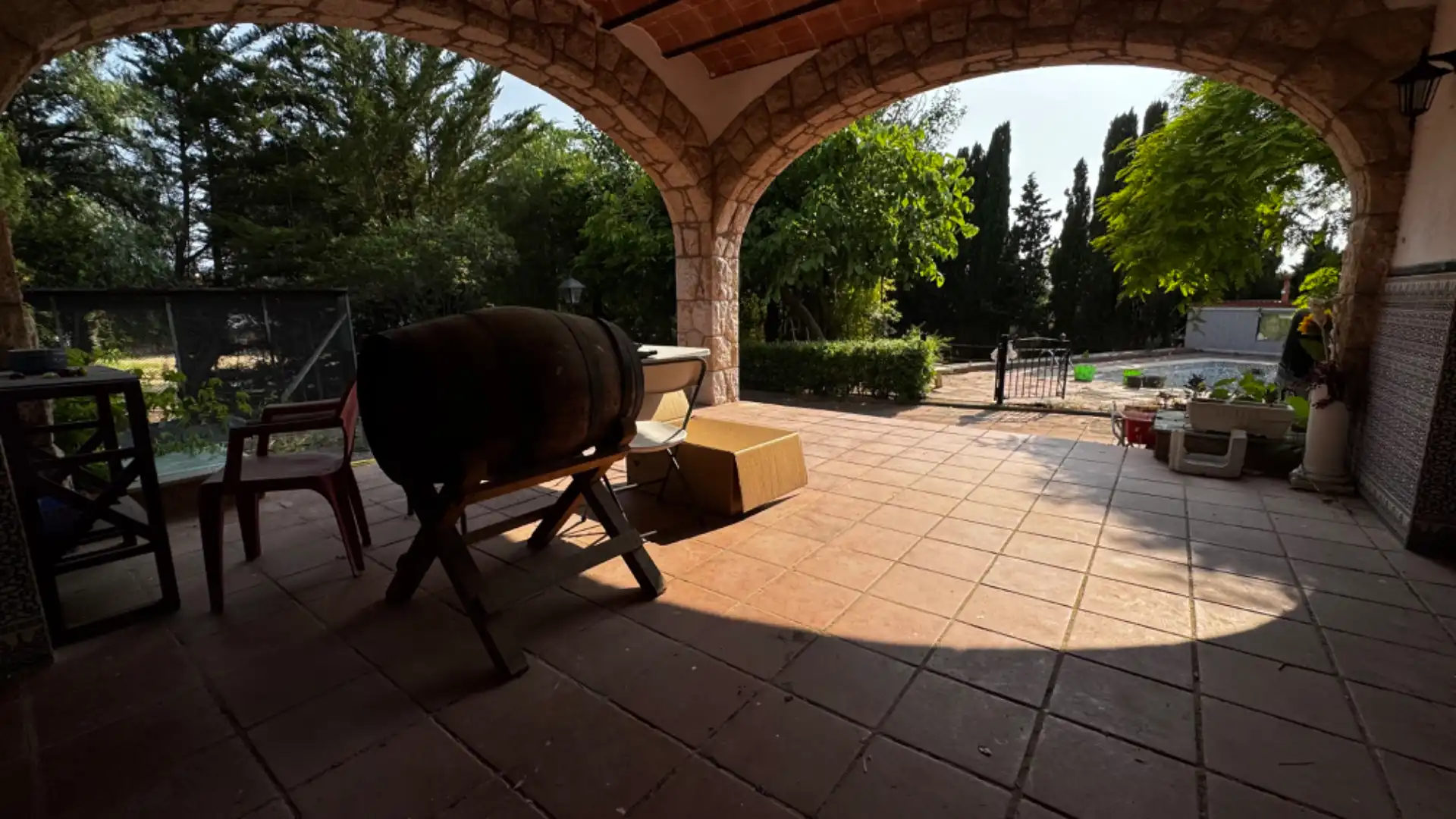 Terrassa de Casa o xalet en venda en El Catllar  amb Calefacció, Jardí privat i Terrassa