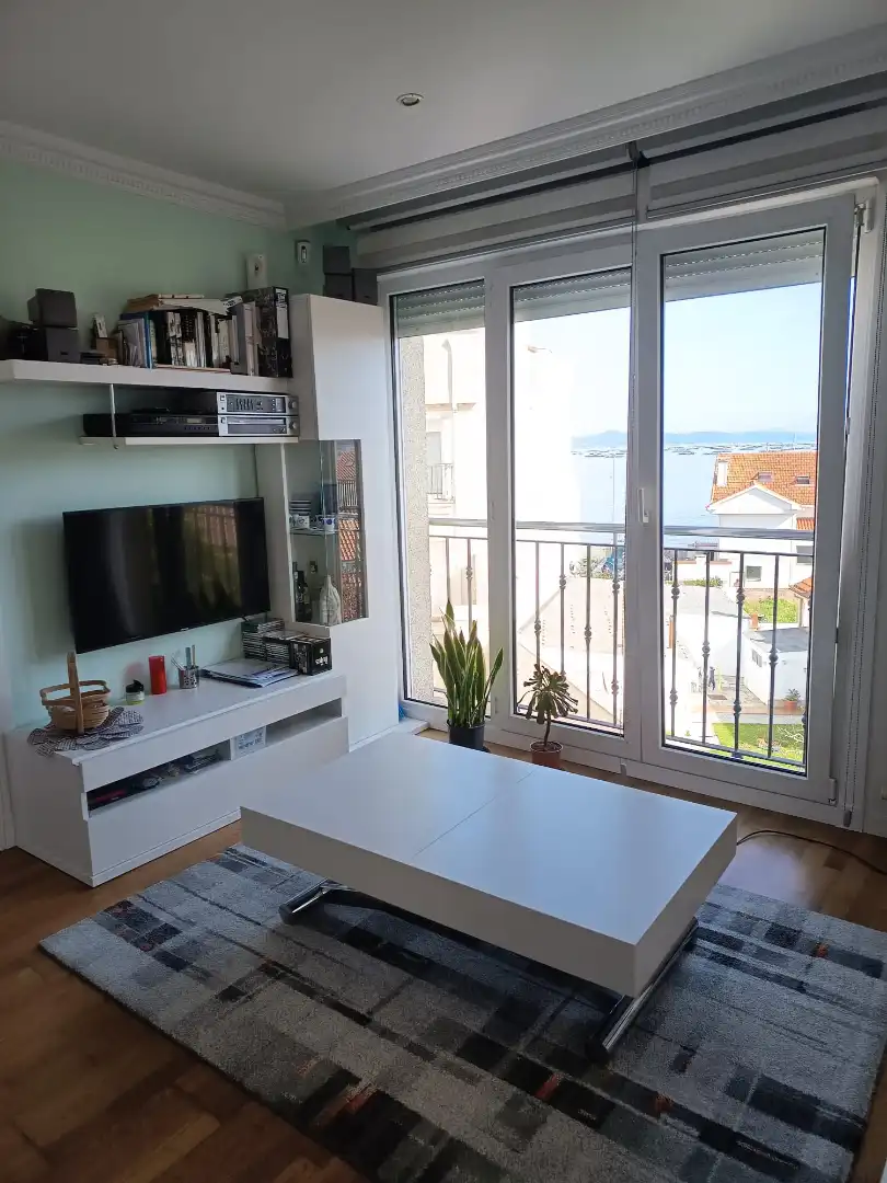 Living room of Apartments for sale in A Illa de Arousa   with Heating, Parquet flooring and Storage room