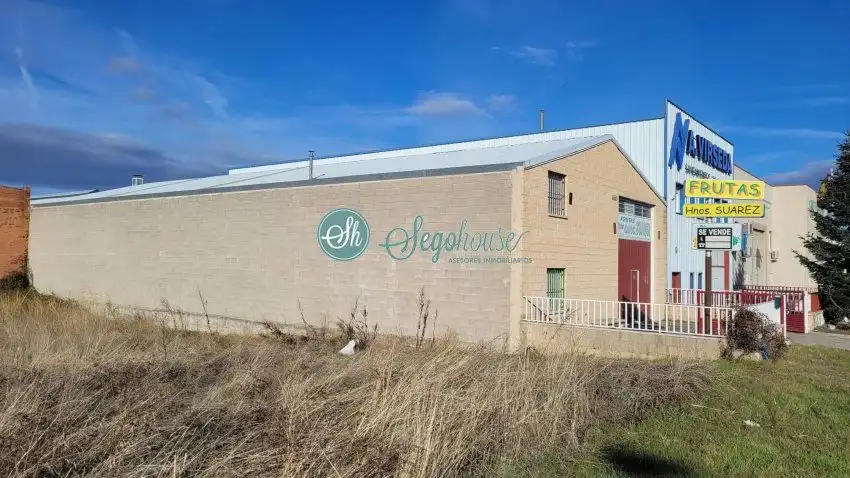 Exterior view of Industrial buildings for sale in Segovia
