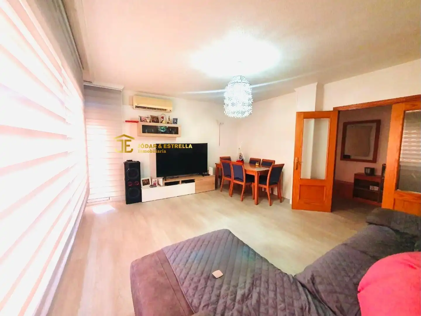 Living room of Flat for sale in Lorca  with Air Conditioner, Storage room and Furnished