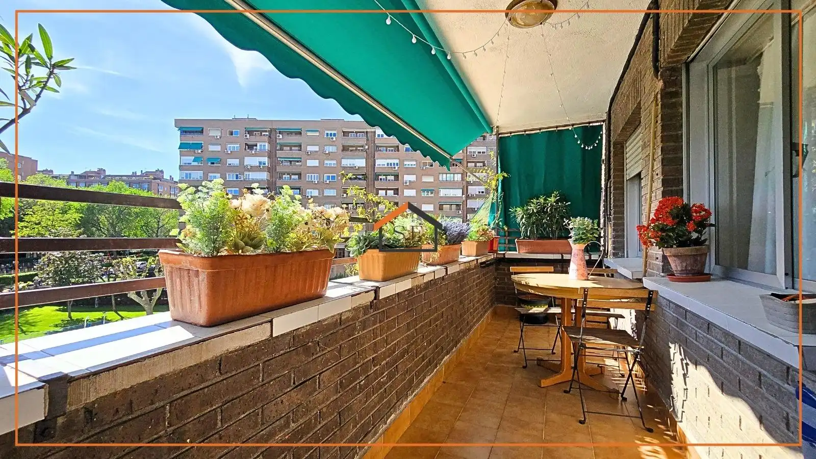 Terraza de Piso en venta en Madrid con Aire acondicionado, Jardín privado y Parquet