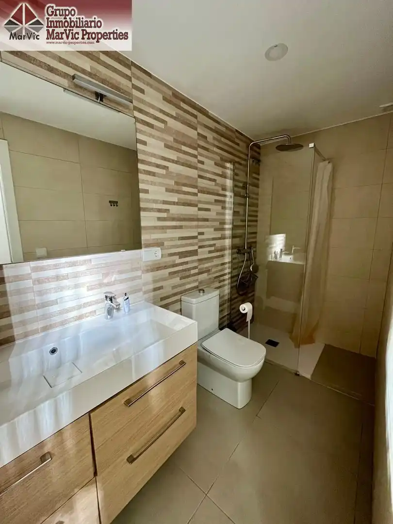 Baño de Casa o chalet en venta en La Nucia con Aire acondicionado, Jardín privado y Terraza
