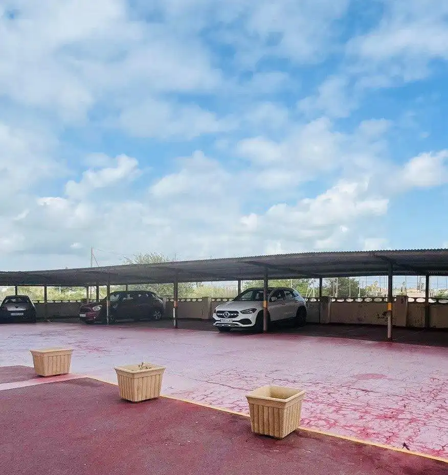 Parking of Flat for sale in Sueca  with Air Conditioner, Private garden and Storage room