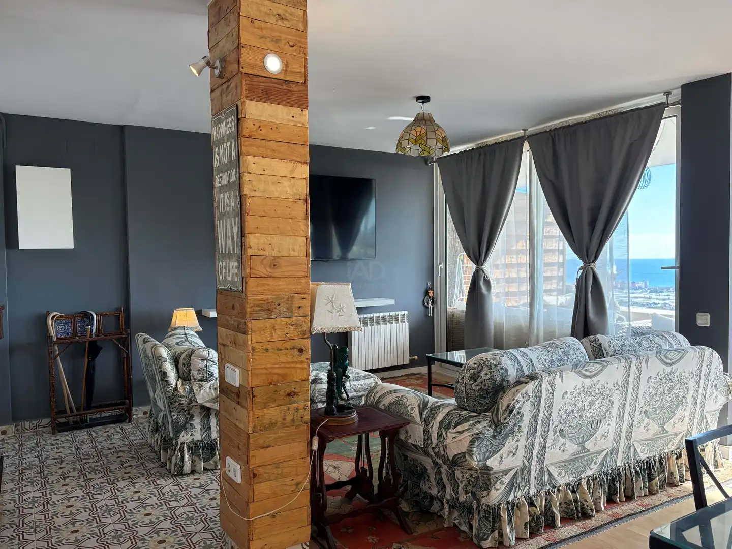 Sala de estar de Ático en venta en Vilassar de Dalt con Aire acondicionado, Calefacción y Terraza