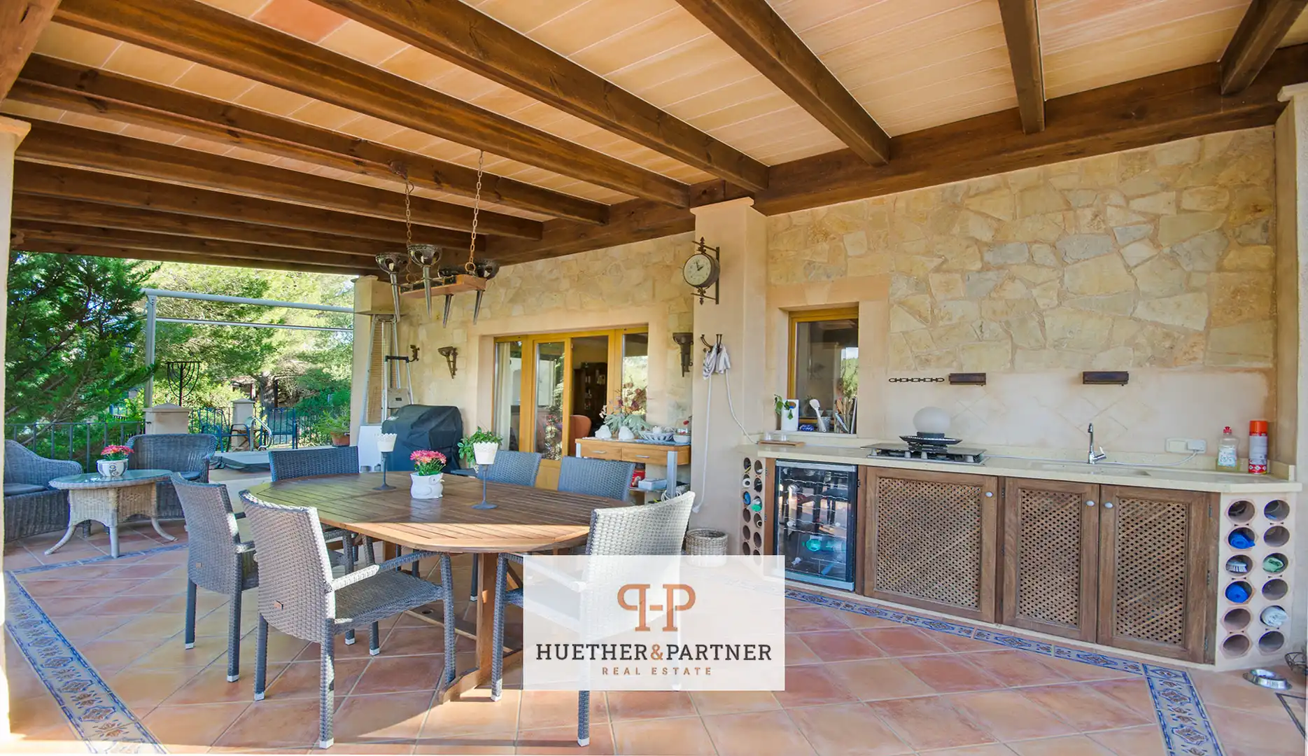 Terrasse von Country house zum Verkauf in Manacor mit Heizung