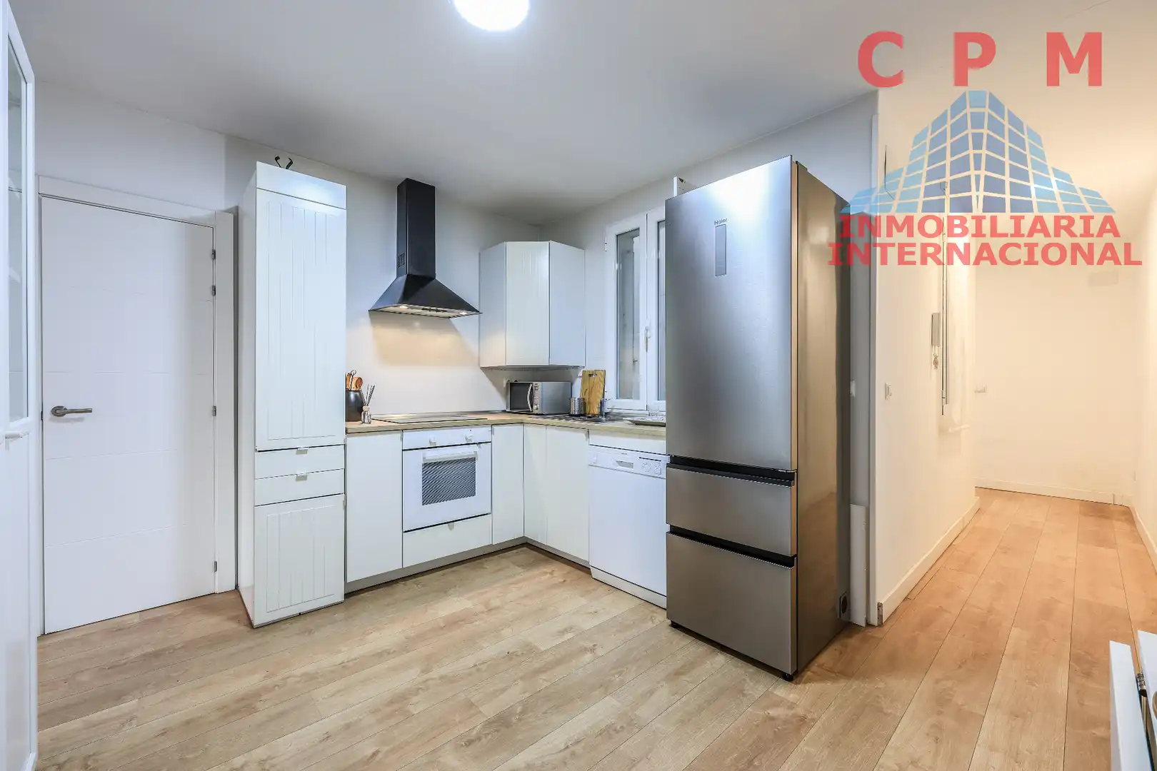 Küche von Wohnung zur Miete in Madrid mit Klimaanlage, Heizung und Parkett
