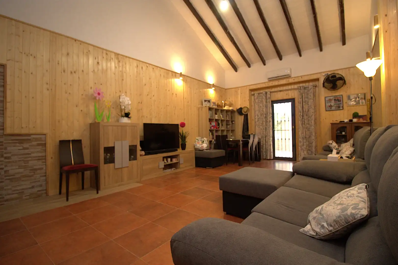 Sala d'estar de Casa o xalet en venda en Murcia amb Aire condicionat, Terrassa i Traster