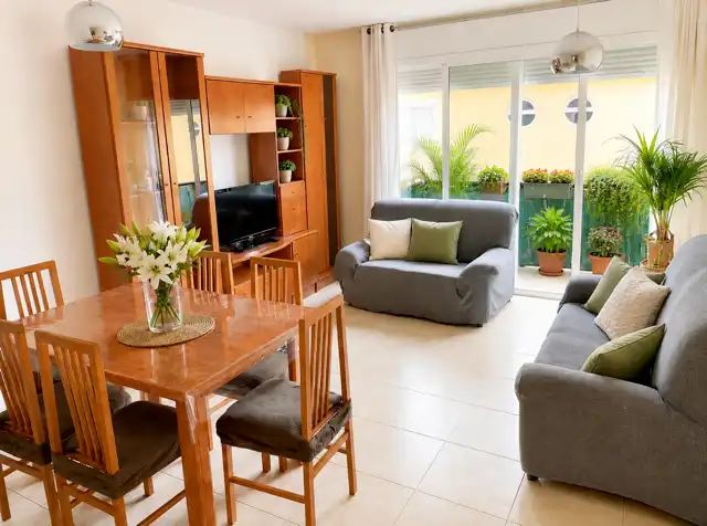 Wohnzimmer von Maisonette zur Miete in Candelaria mit Terrasse, Möbliert und Gemeinschaftspool