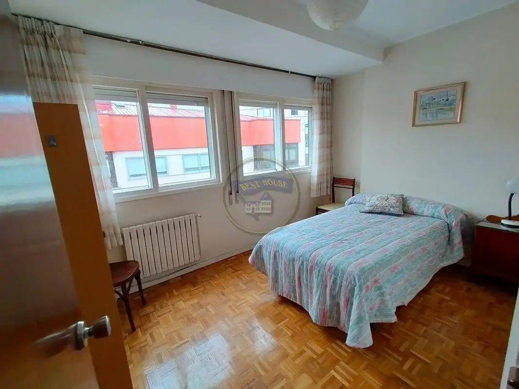 Bedroom of Flat for rent in Vigo   with Heating, Parquet flooring and Terrace