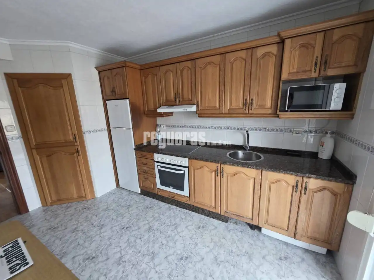 Kitchen of Flat for sale in Castrillón  with Heating