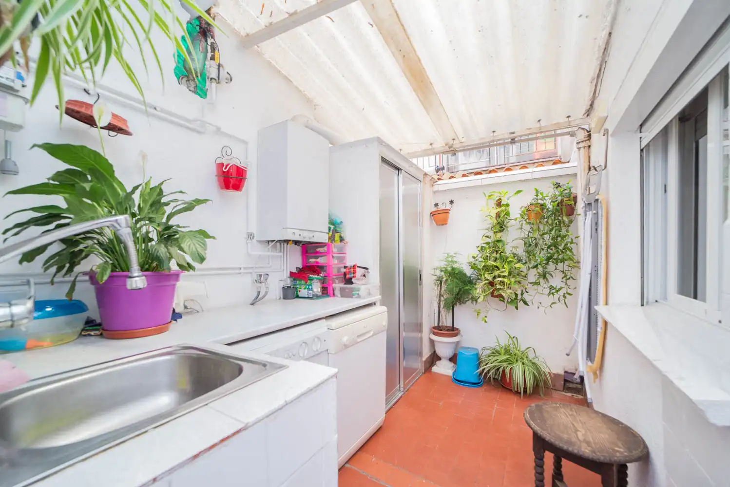 Kitchen of Flat for sale in Móstoles  with Furnished