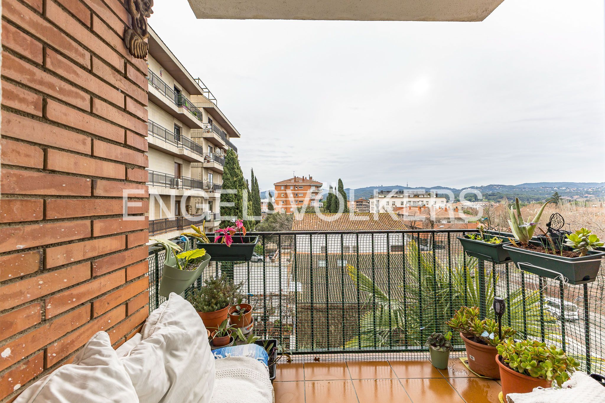 Balcony of Flat for sale in Sant Cugat del Vallès  with Heating, Parquet flooring and Terrace