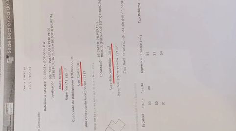 Foto 2 de Finca rústica en venta en Diseminado Carril Isidoros, 27, Aljucer, Murcia Capital