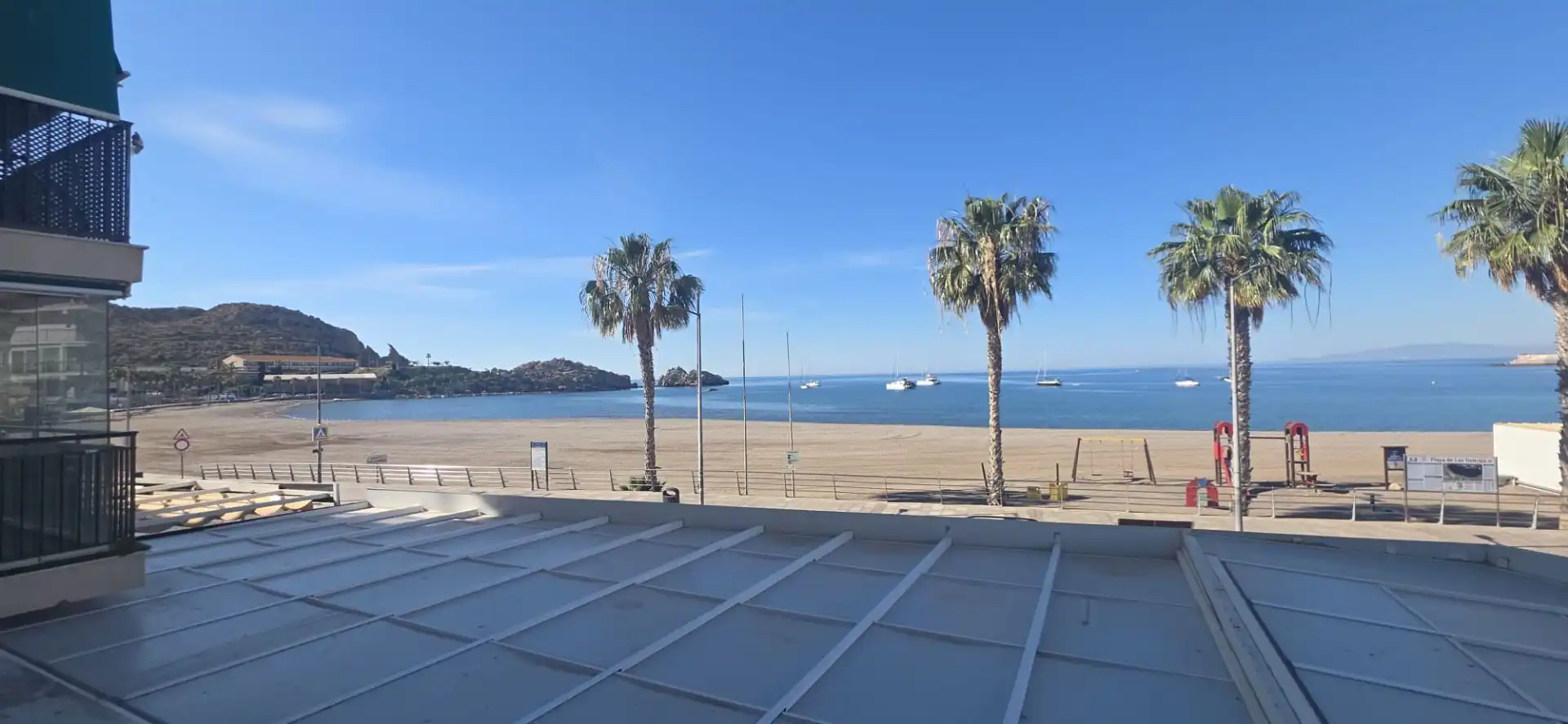 Terrace of Flat for rent in Águilas  with Air Conditioner and Furnished