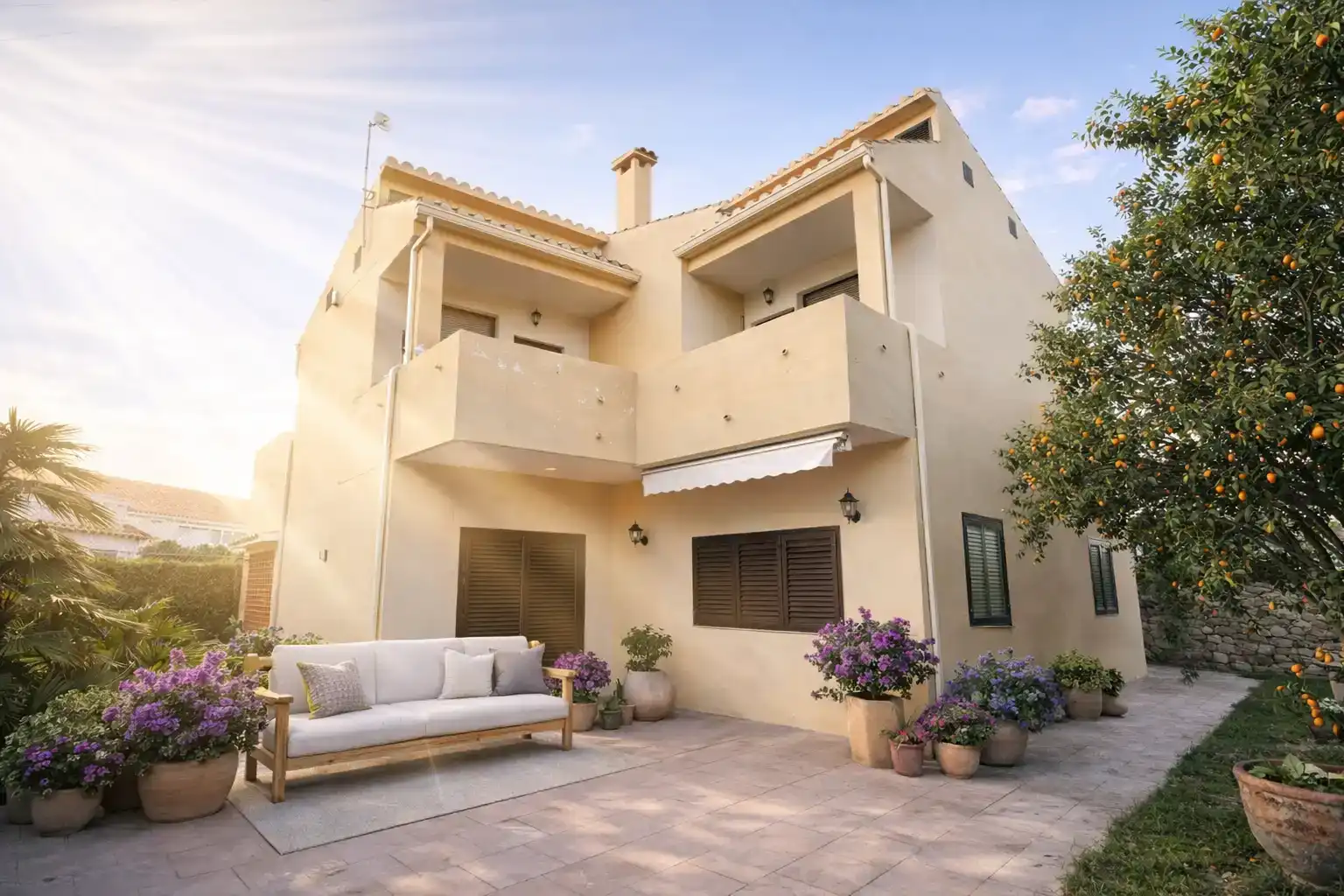 Vista exterior de Casa o chalet en venta en Carlet con Aire acondicionado y Balcón