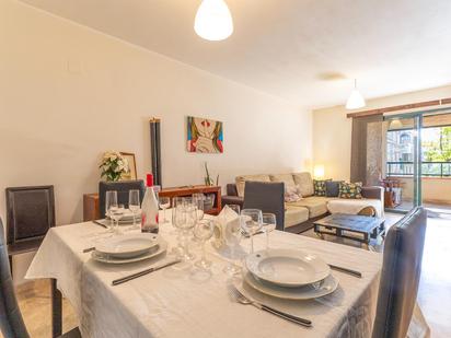 Dining room of Flat for sale in Alicante / Alacant  with Parquet flooring, Terrace and Balcony