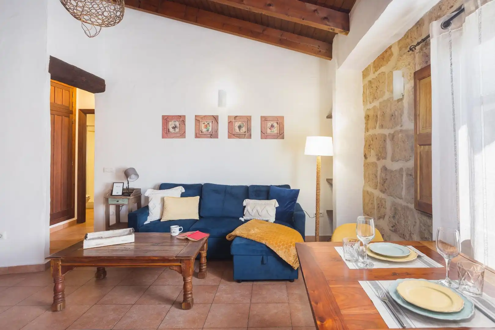 Sala de estar de Casa o chalet en venta en Jávea / Xàbia con Calefacción, Jardín privado y Terraza