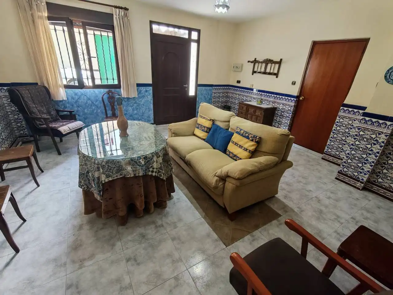Wohnzimmer von Wohnung zum Verkauf in Huétor Tájar mit Privatgarten