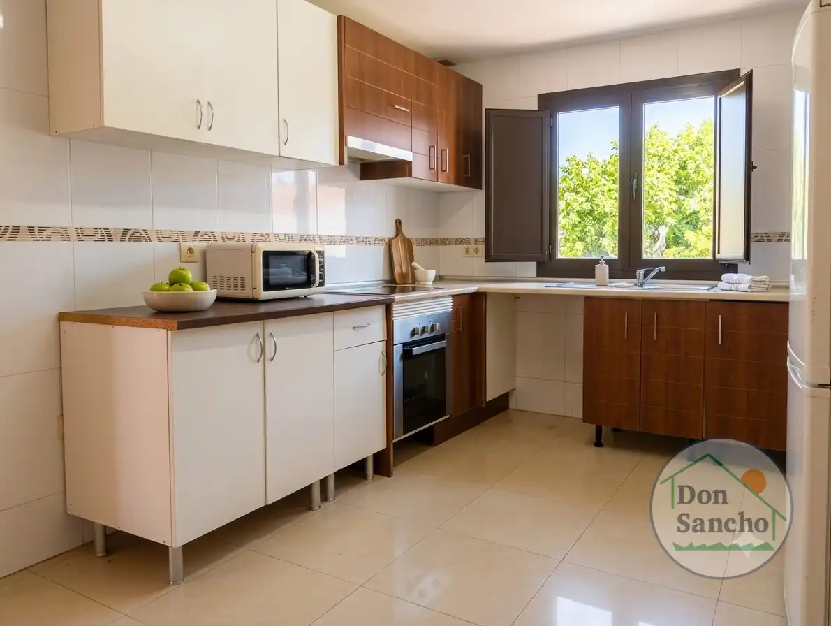 Cocina de Casa adosada en venta en Mucientes con Calefacción, Terraza y Balcón