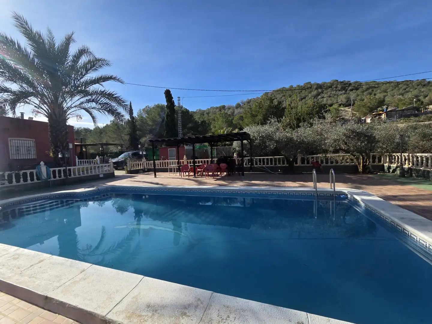 Piscina de Finca rústica en venda en Orihuela amb Aire condicionat, Jardí privat i Terrassa