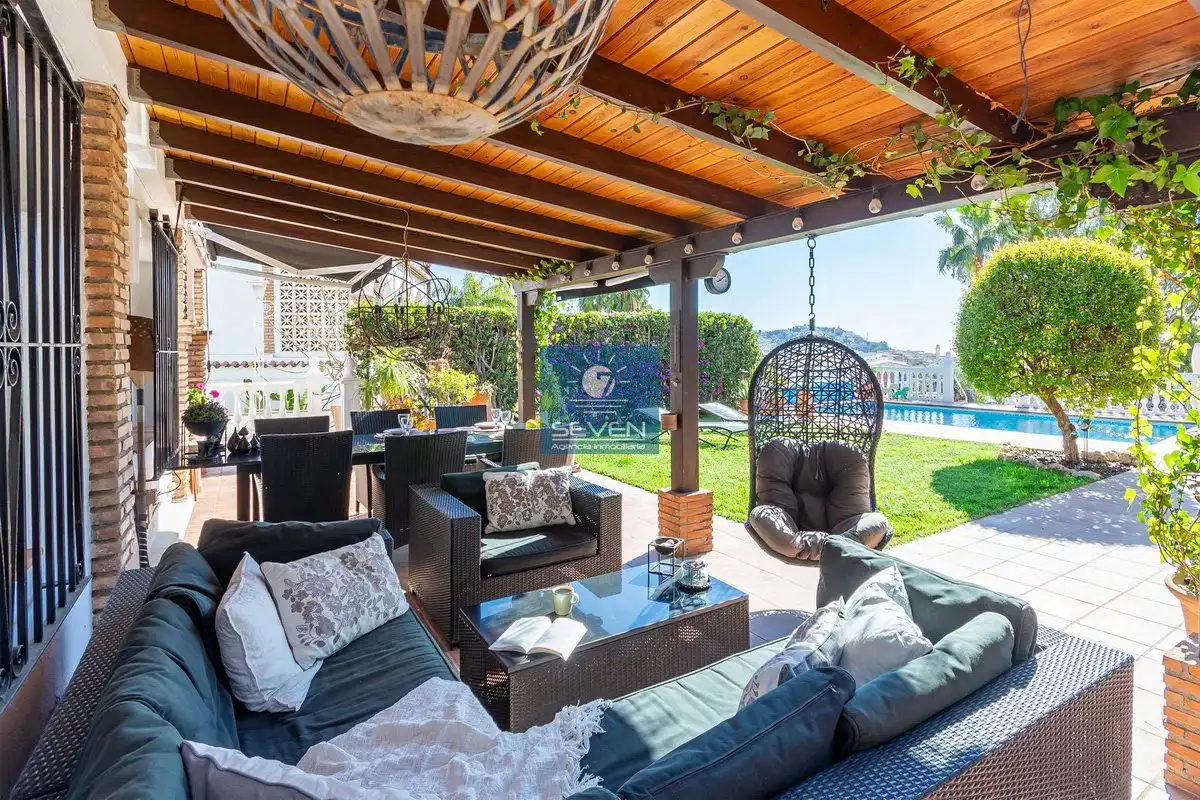 Terrace of Houses for rent in Almuñécar  with Air Conditioner, Heating and Private garden