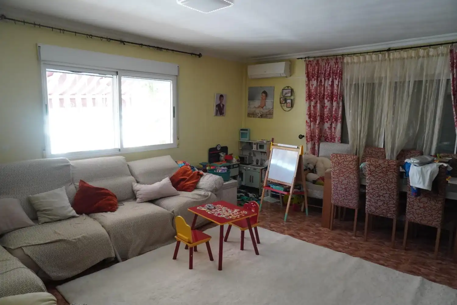 Sala d'estar de Casa o xalet en venda en Mazarrón amb Moblat