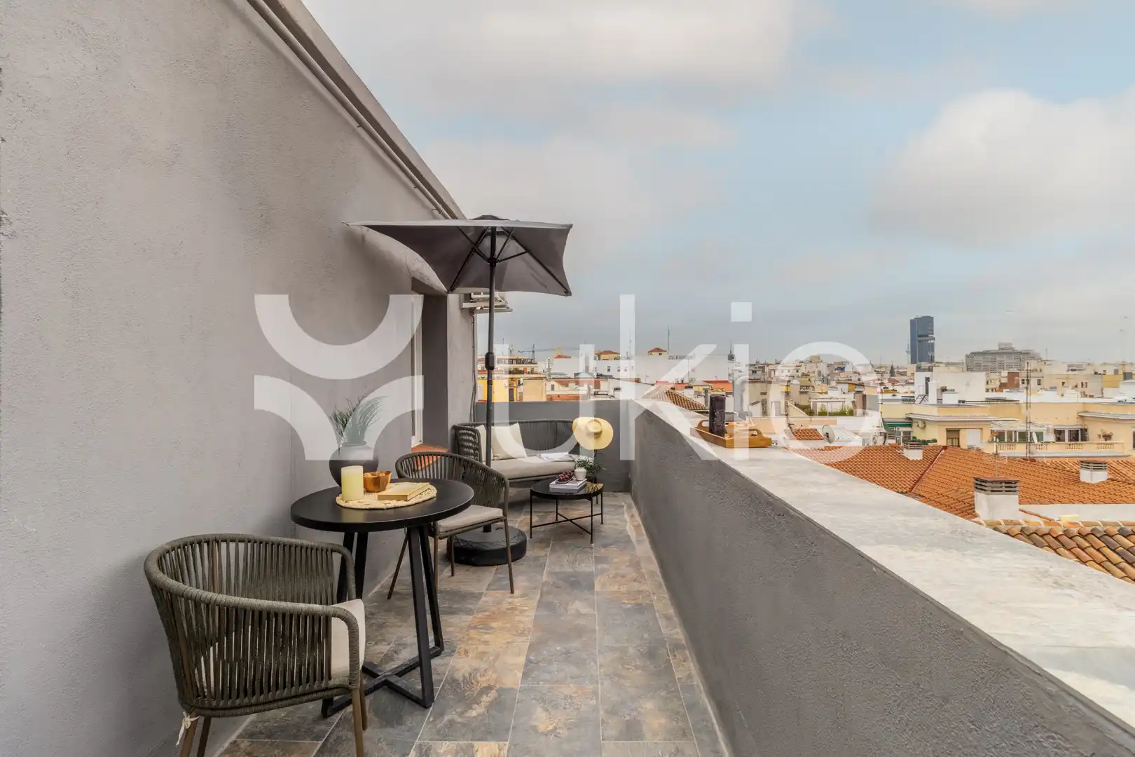 Terrace of Apartments for rent in Madrid  with Air Conditioner, Heating and Terrace