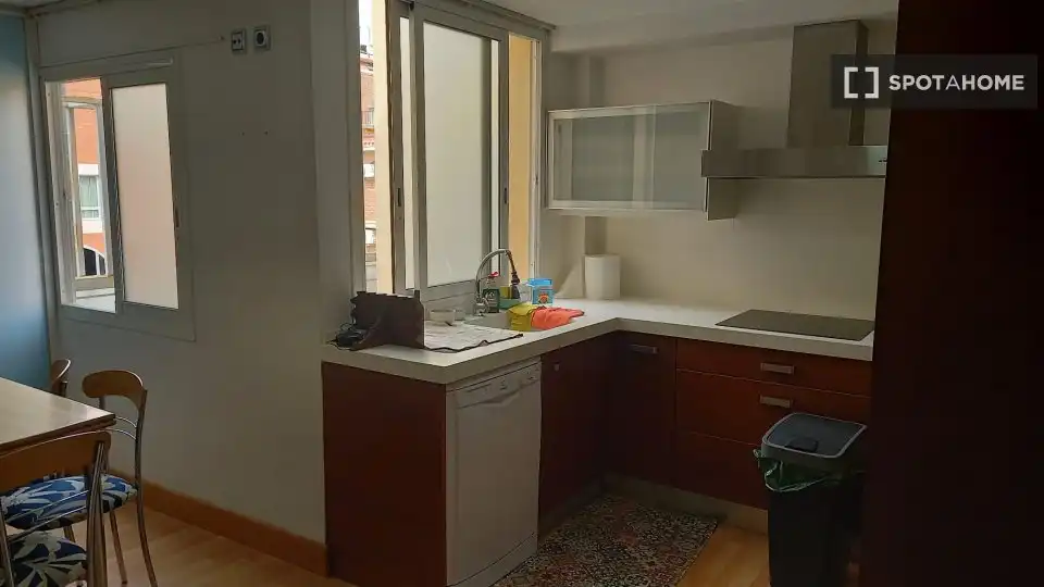 Kitchen of Flat for share in Murcia  with Air Conditioner, Heating and Furnished