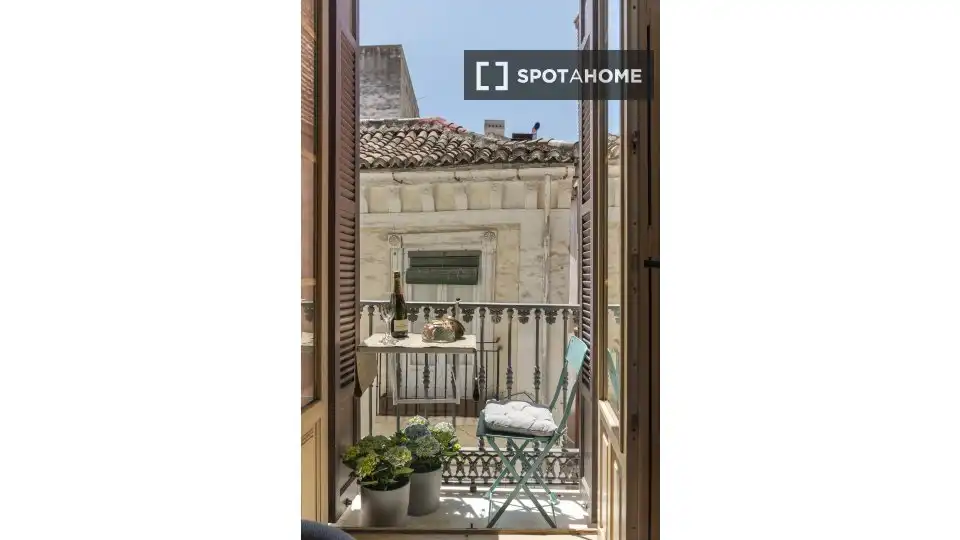 Terrassa de Apartament per a compartir en Málaga amb Aire condicionat, Terrassa i Moblat