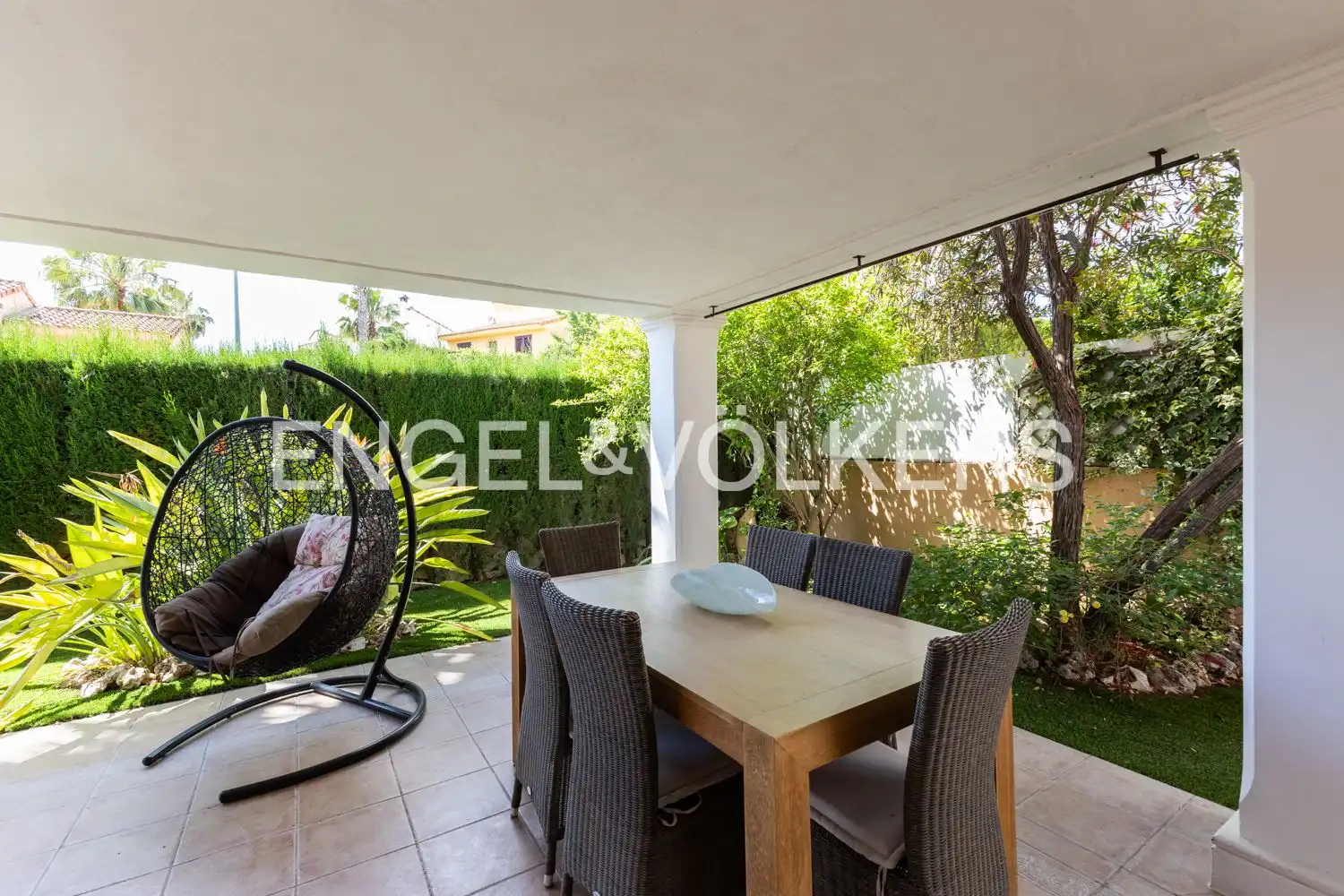 Terrace of Houses for rent in Riba-roja de Túria  with Air Conditioner, Heating and Private garden