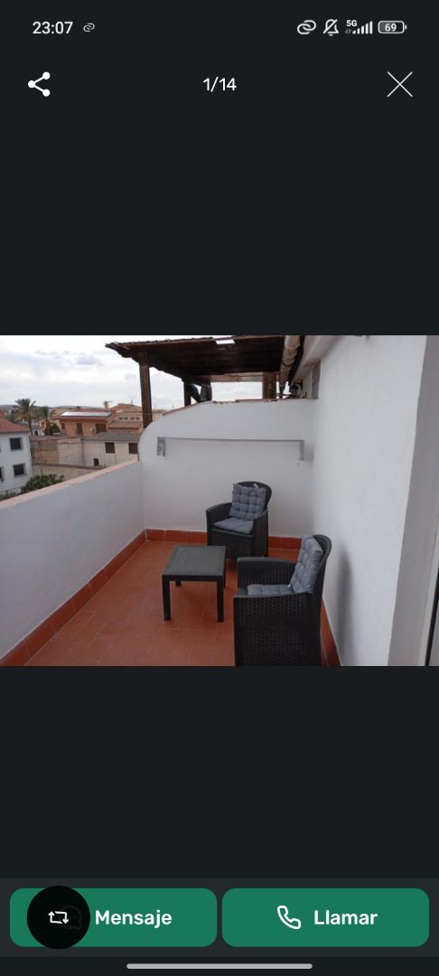 Terrace of Attic to rent in Churriana de la Vega  with Terrace and Furnished