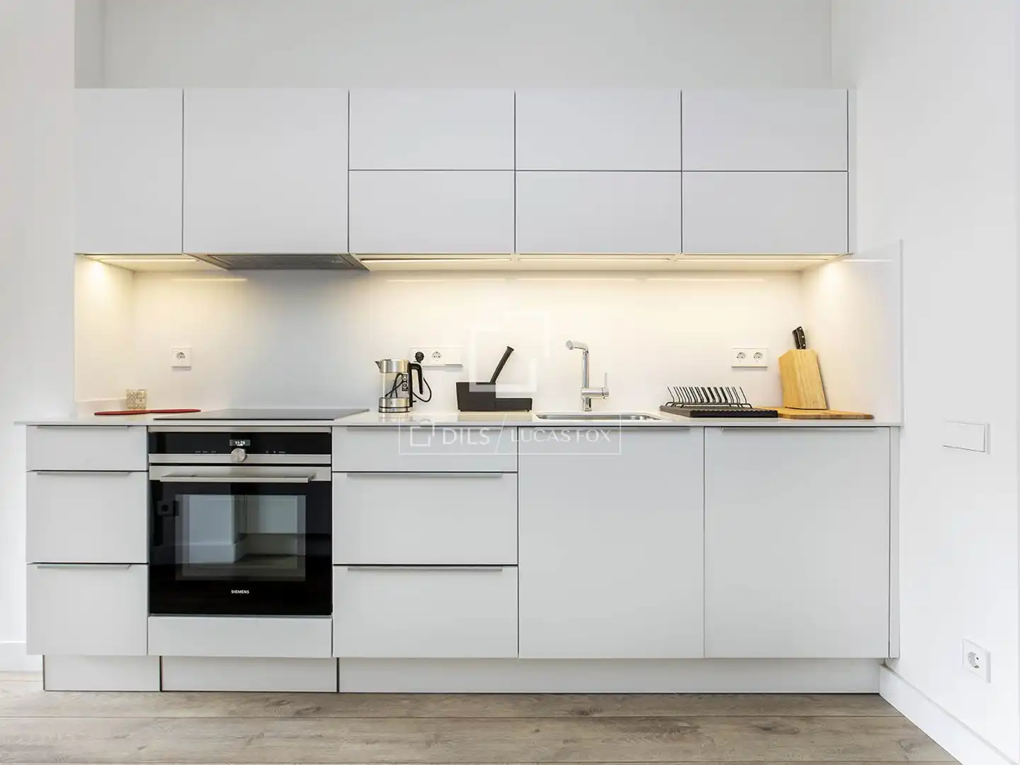Kitchen of Flat for rent in Barcelona  with Air Conditioner, Heating and Parquet flooring