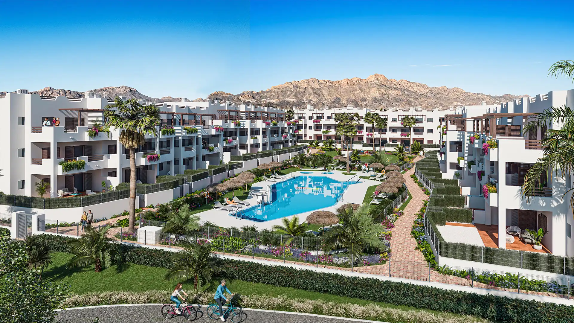 Apartment mit Pool zum Verkauf in San Juan de los Terreros, imagen 2