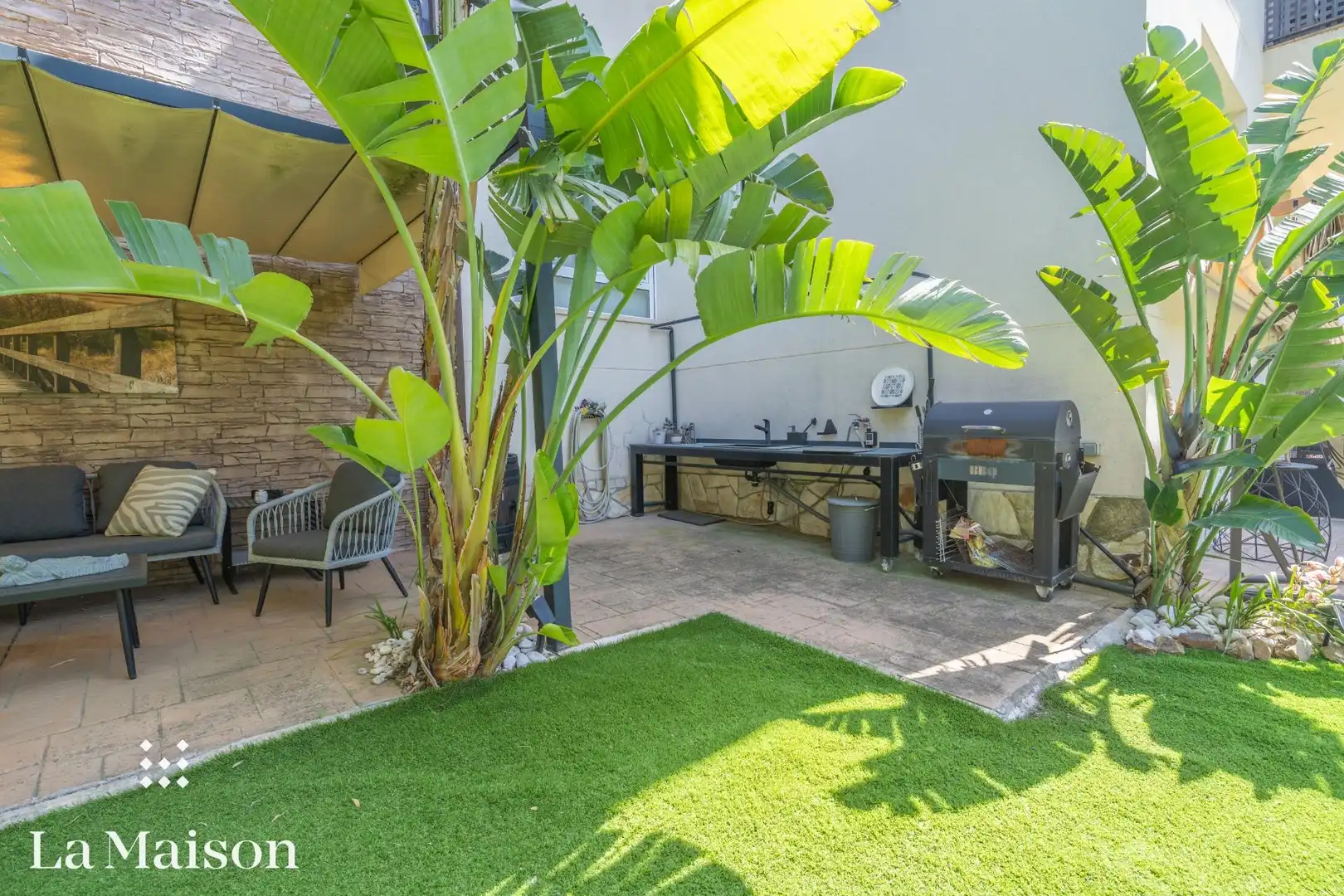 Terraza de Casa o chalet en venta en Alella con Aire acondicionado, Calefacción y Jardín privado