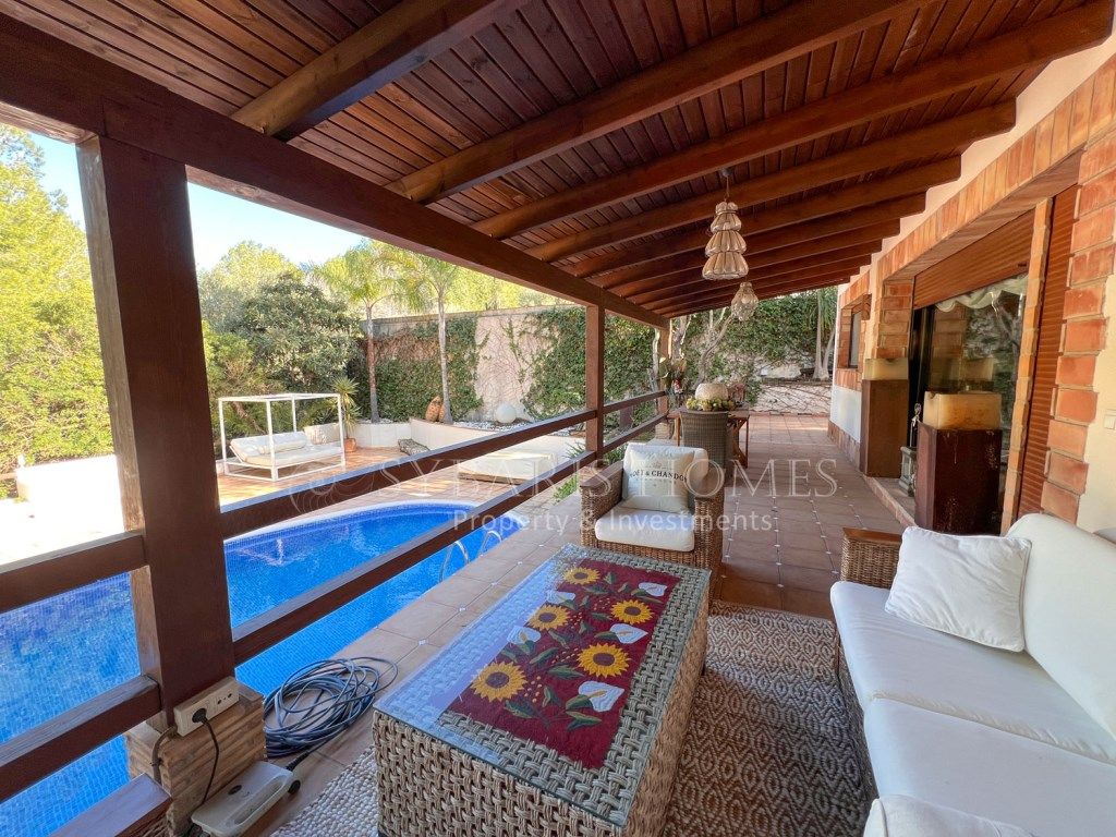Terrace of House or chalet for sale in Dénia  with Air Conditioner, Private garden and Terrace