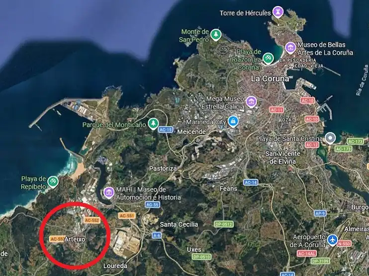 Exterior view of Residential for sale in Arteixo