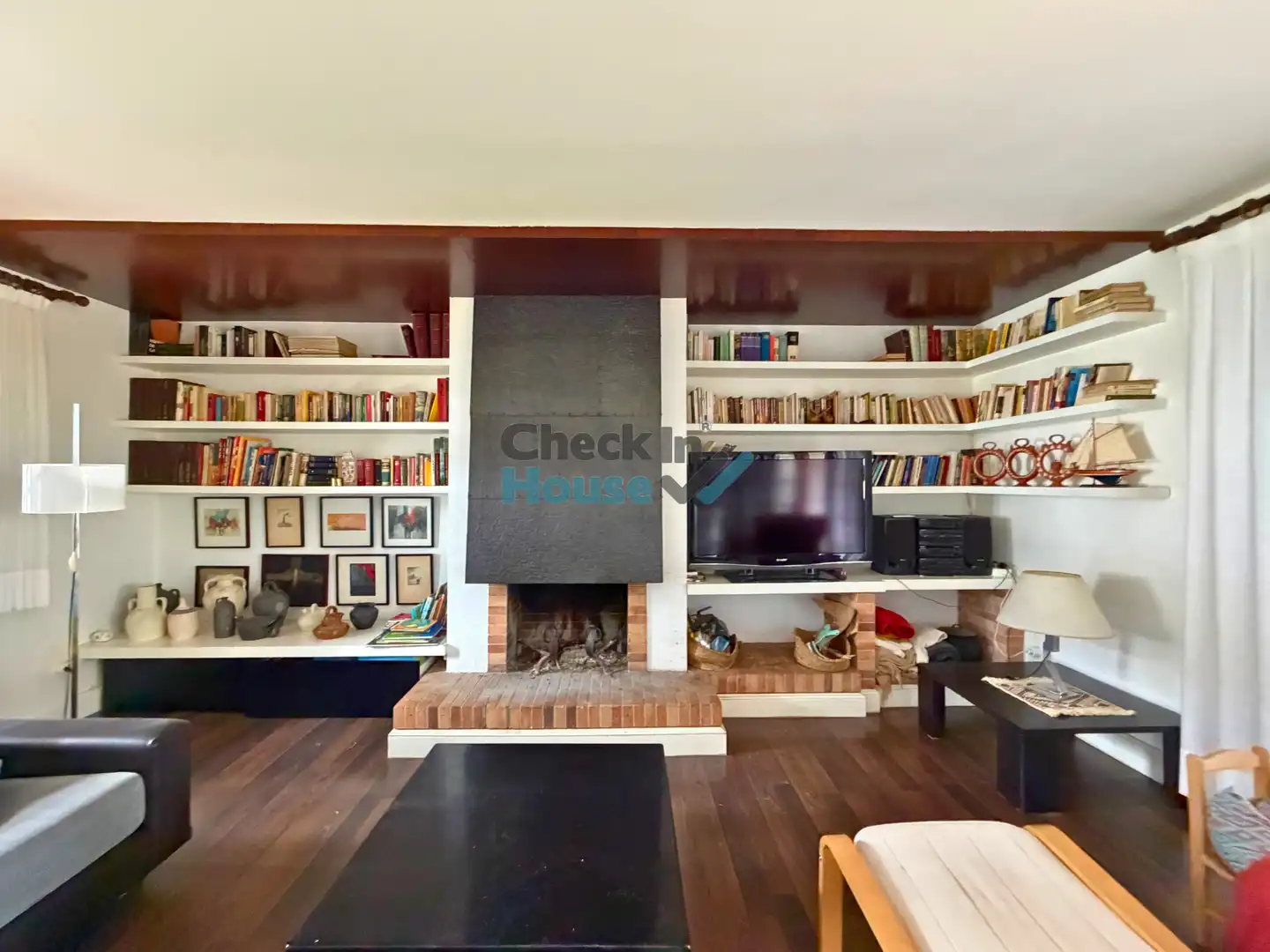 Living room of Houses for sale in Santa Cristina d'Aro  with Heating, Private garden and Terrace