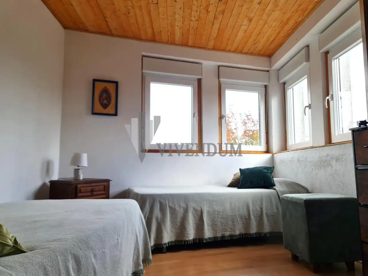 Habitación de Casa o chalet en venta en O Rosal   con Calefacción, Jardín privado y Terraza